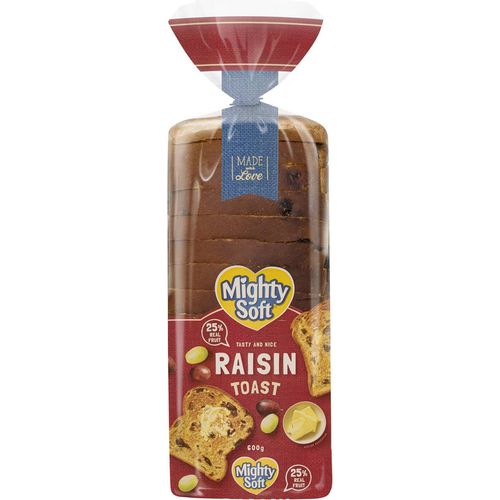 Mighty Soft Raisin Toast 600gm