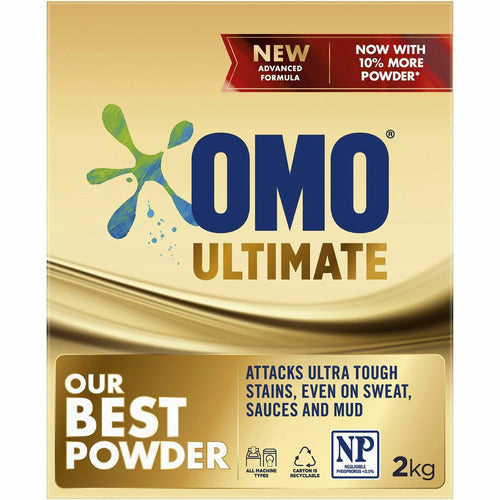 Omo Laundry Powder Front & Top Loader Ultimate 2kg