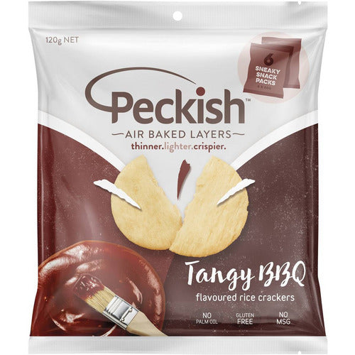 Peckish BBQ Rice Crackers 6 pack