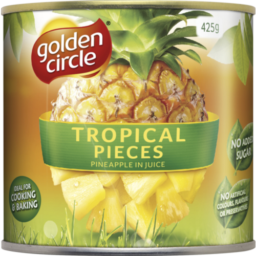 Golden Circle Pineapple Pieces in Juice 425g