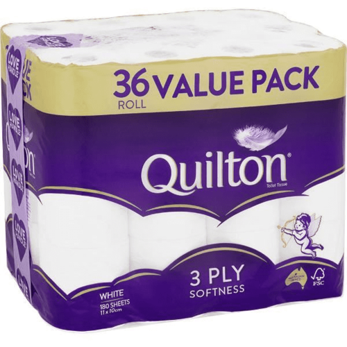 Quilton 3 ply 36pk Toilet Paper