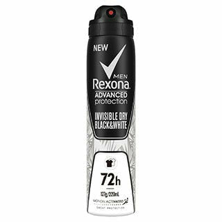 Rexona Men Invisible Dry Black & White Deodorant 220ml