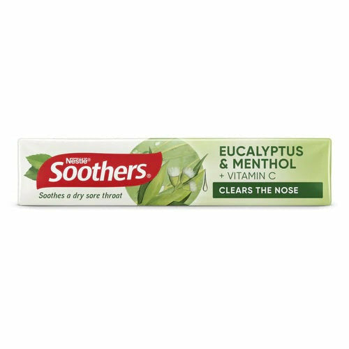 Nestle Soothers Eucalyptus & Methol 10 Throat Lozenges