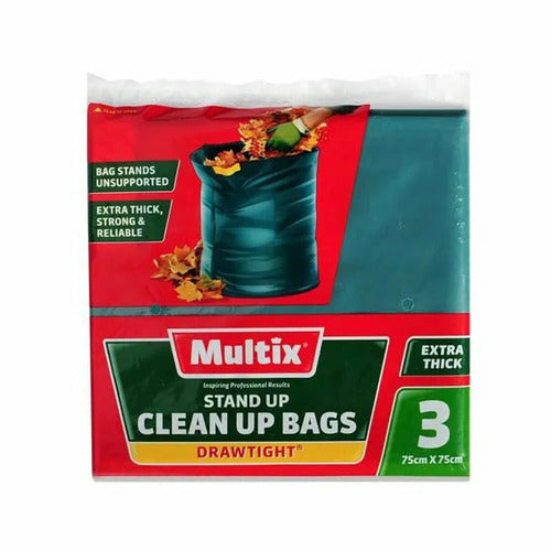 Multix Drawtight Stand Up Garbage Bags 3 Pack