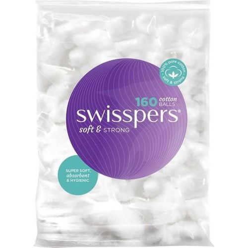 Swisspers Cotton Balls Bag 160pc